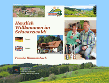 Tablet Screenshot of ferienwohnung-himmelsbach.com